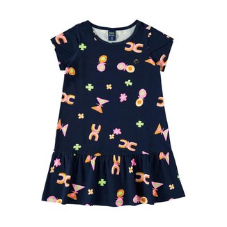 Vestido Infantil em Cotton Bee Loop