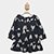 Vestido Infantil Hering Corações - Preto