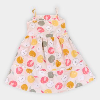 Vestido Infantil Hering Tricoline 