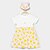 Vestido Infantil Kamylus Estampado - Off White