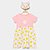 Vestido Infantil Kamylus Estampado - Rosa