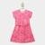 Vestido Infantil Kyly  Estampado Amarração - Rosa