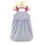 Vestido Infantil Pandi Laço Contraste Feminino - Azul