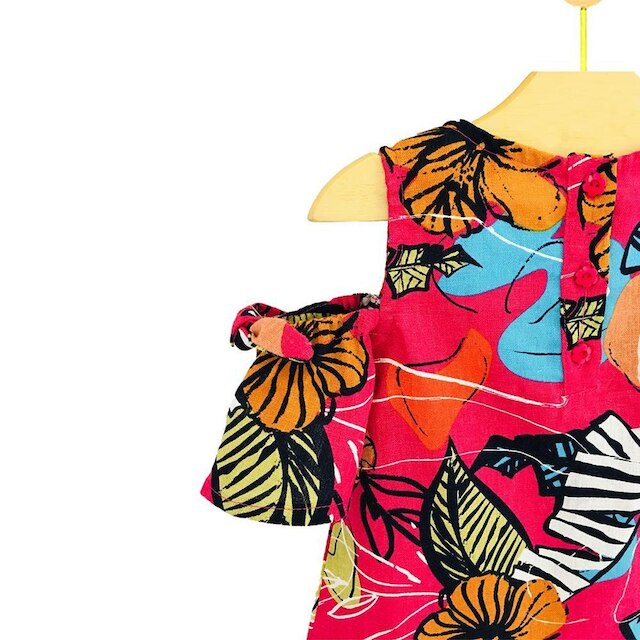 Vestido Infantil Pandi Linho Bright Feminino
