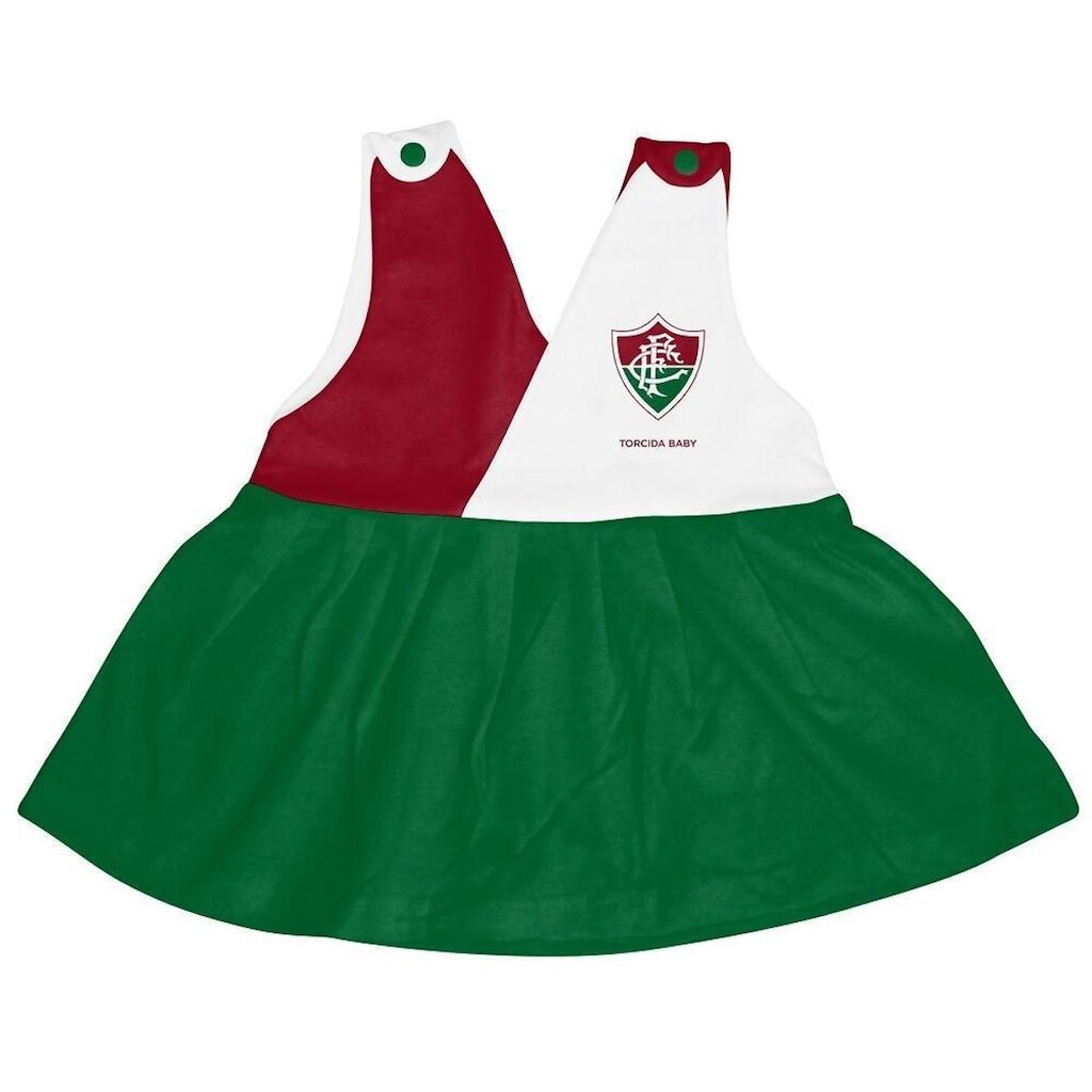 Vestido Torcida Baby Fluminense 005 C Infantil