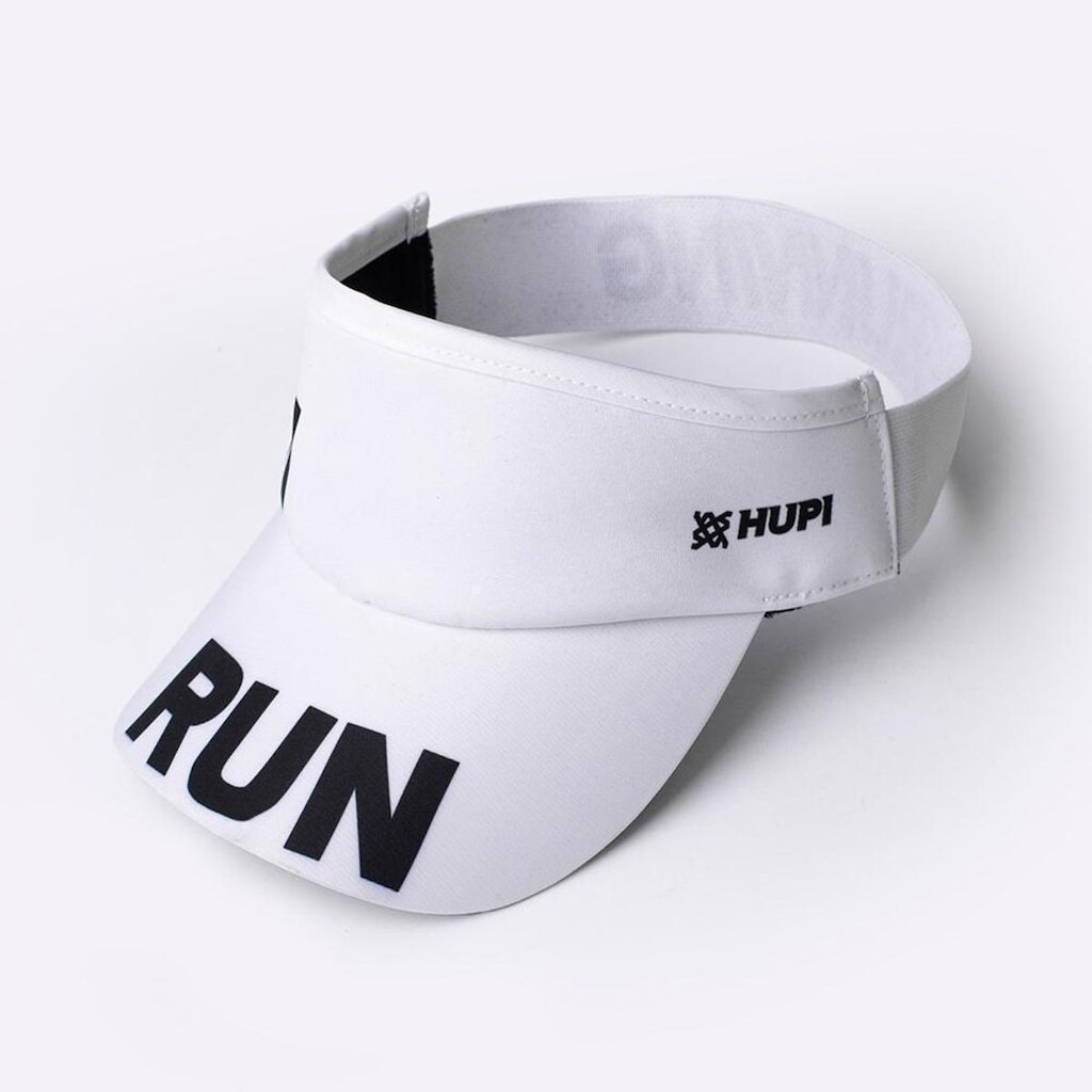Viseira para Corrida HUPI RUN Branca Lisa