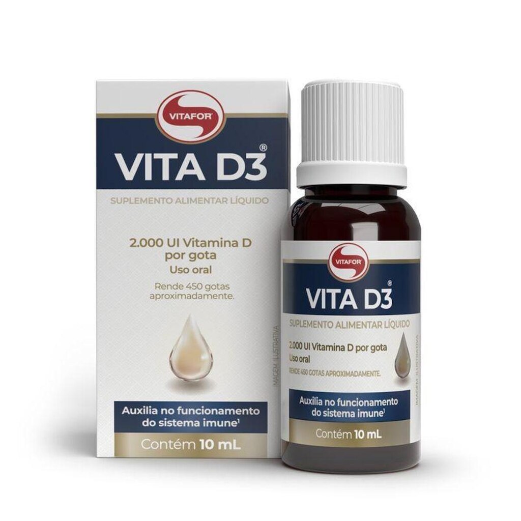 Vita D3 2.000UI (10ml) - VitaFor Sabor:Sem
