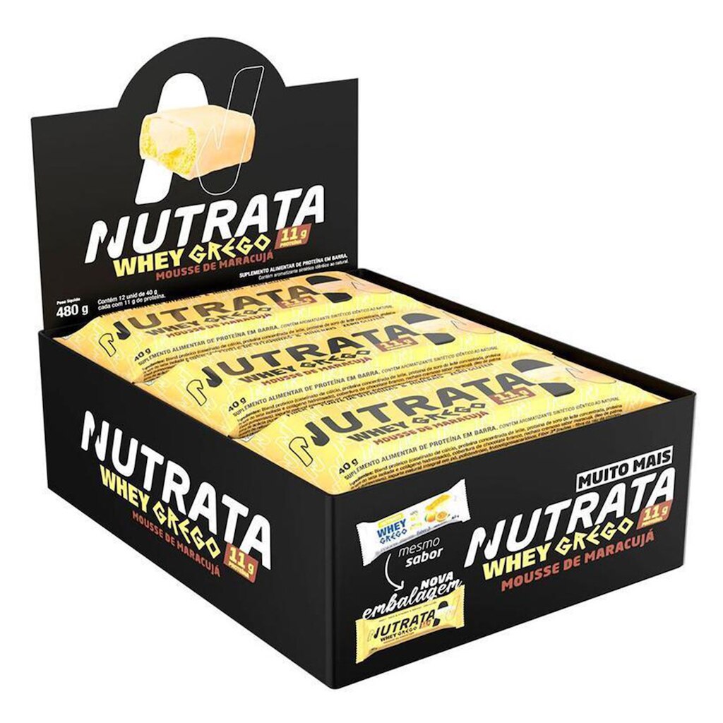 Whey Grego Bar - 40 gr Display c/ 12 Barras