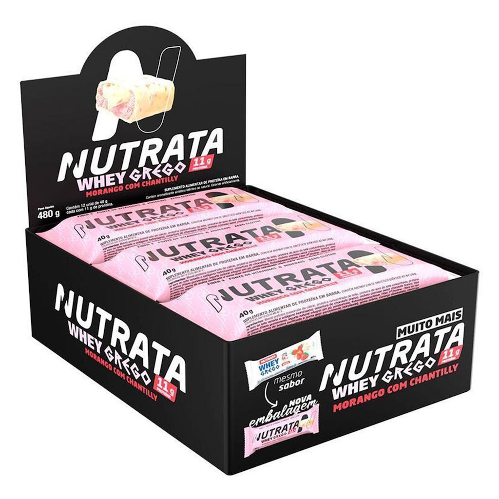 Whey Grego Bar - 40 gr Display c/ 12 Barras