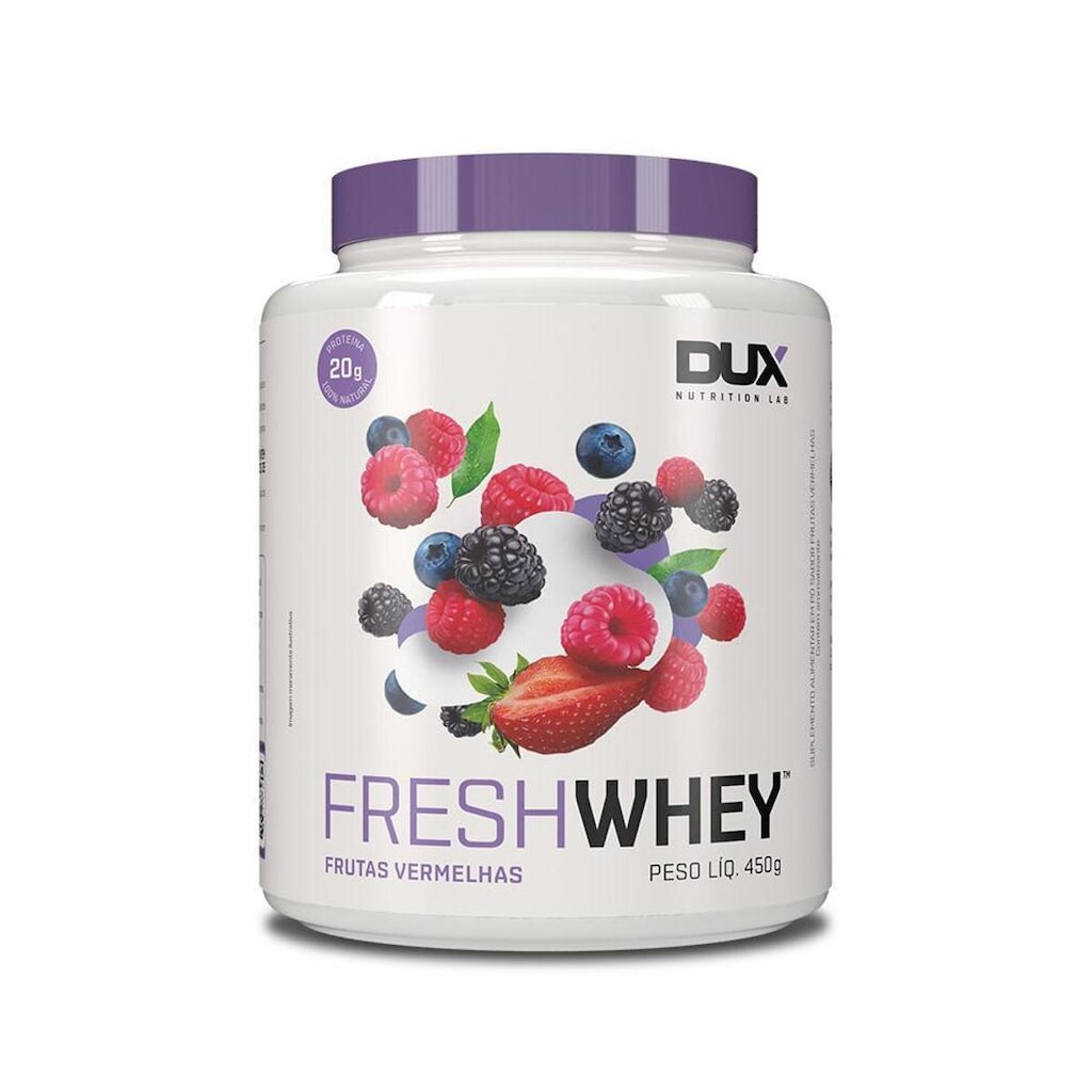 Whey Protein FreshWhey Frutas Vermelhas Dux Nutrition 450g