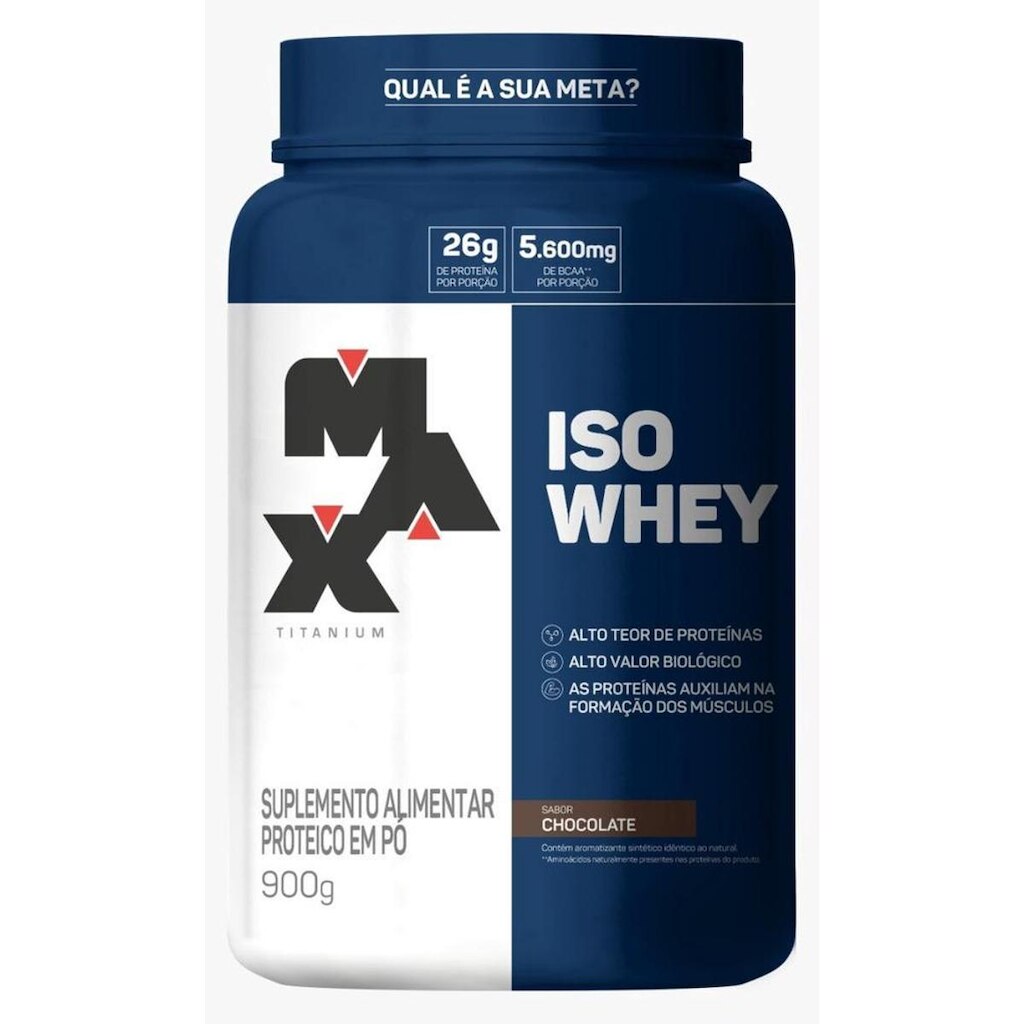 Whey Protein Isolado Iso Whey (900g) Max Titanium