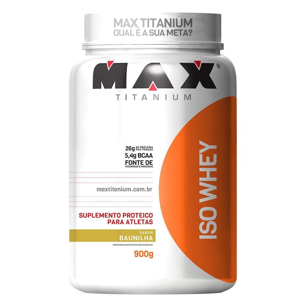 Whey Protein Isolado Iso Whey 900 g - Max Titanium