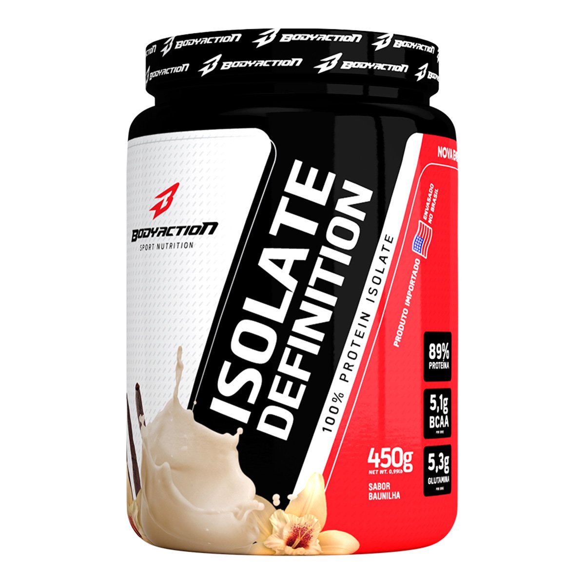 Whey Protein Isolate Definition 450G Body Action em Promoção no