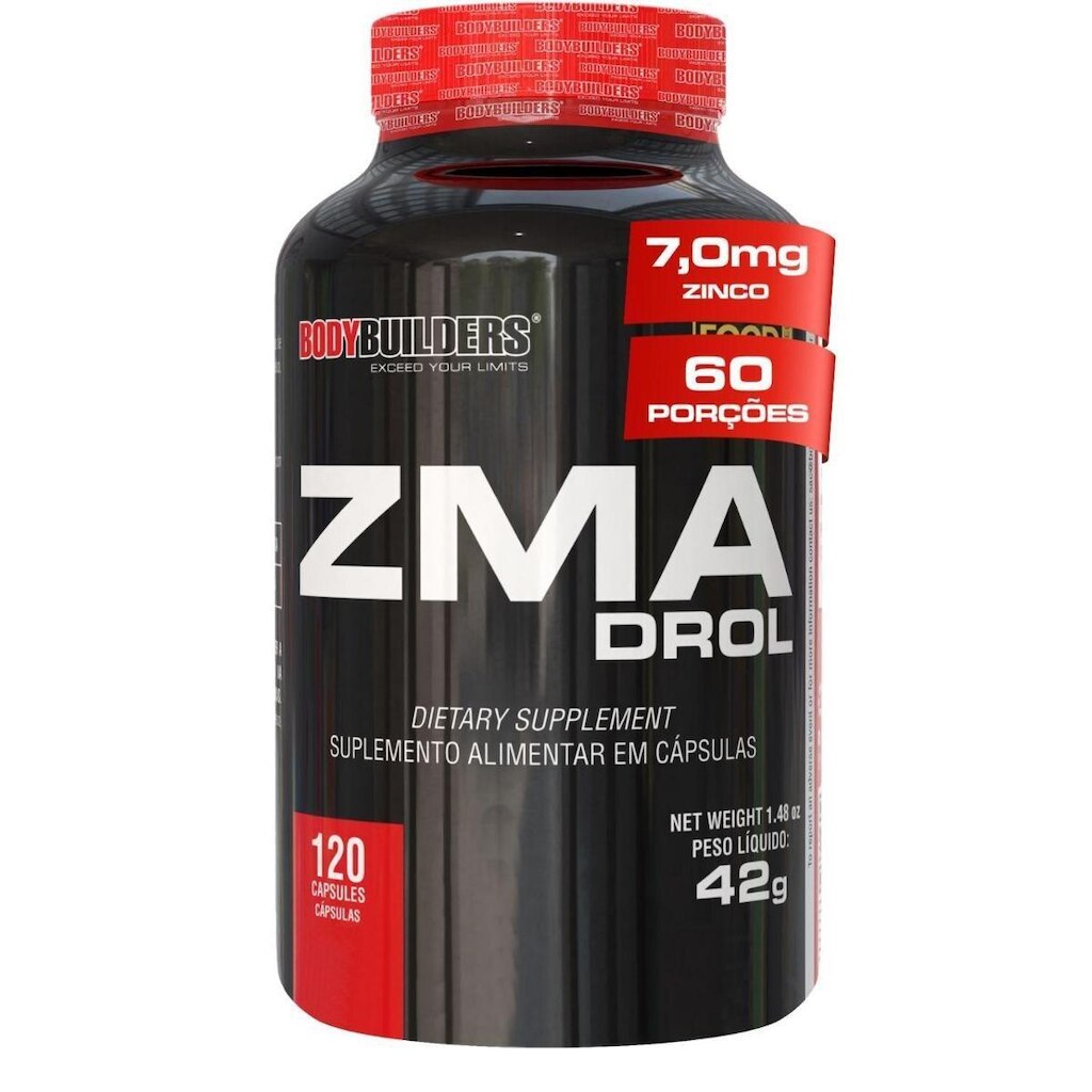 ZMA DROL  120 Cápsulas - Bodybuilders